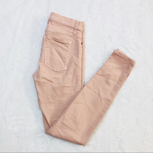 Current/Elliott Denim - Current Elliot light pink skinny jeans
